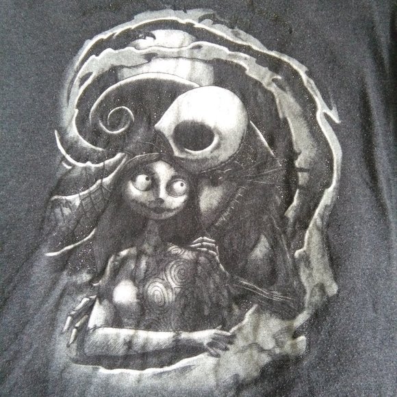Nightmare Before Christmas Jack and Sally Tshirt - Picture 2 of 2